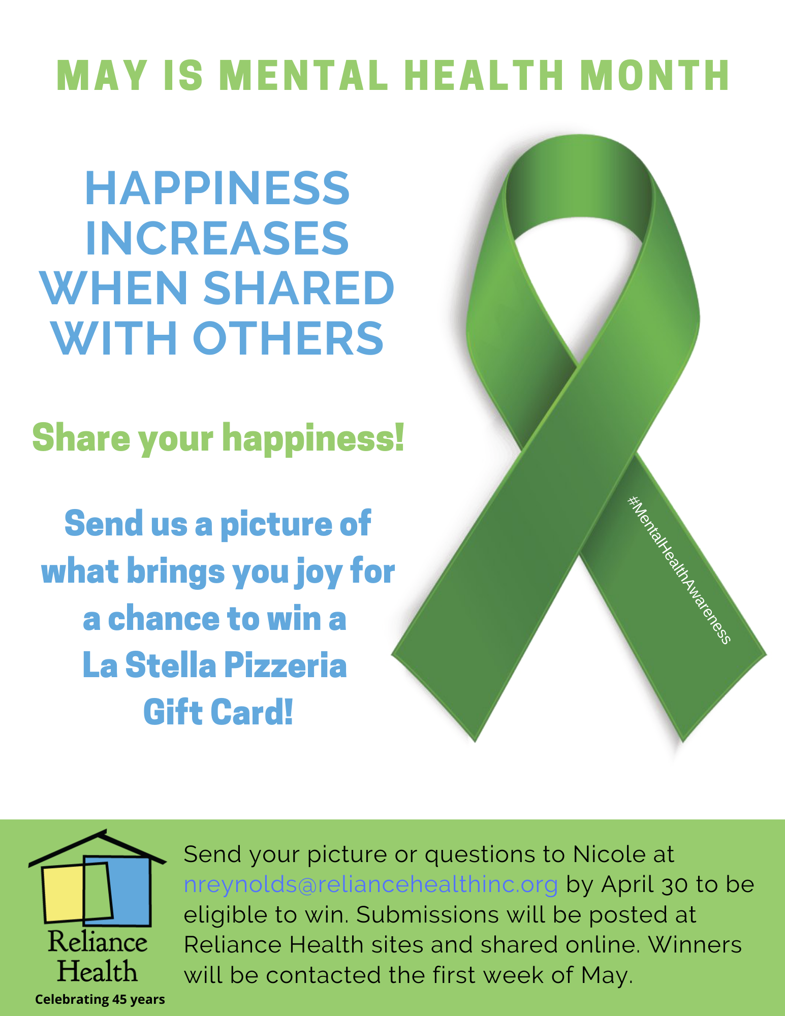 2021 Share Your Happiness Flyer